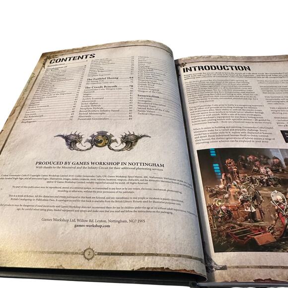 Warhammer 40k Codex Genestealer Cults Hardcover Army Book - 2019 Print - Picture 2 of 3